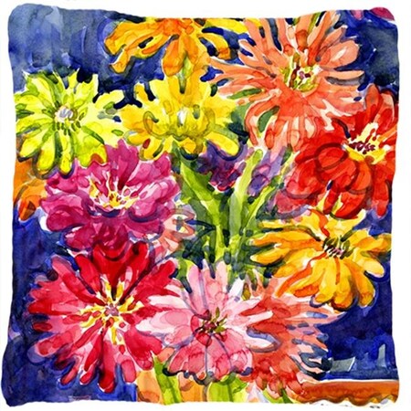 Carolines Treasures Carolines Treasures 6069PW1414 Flower - Gerber Daisies Decorative Indoor & Outdoor Fabric Pillow 6069PW1414